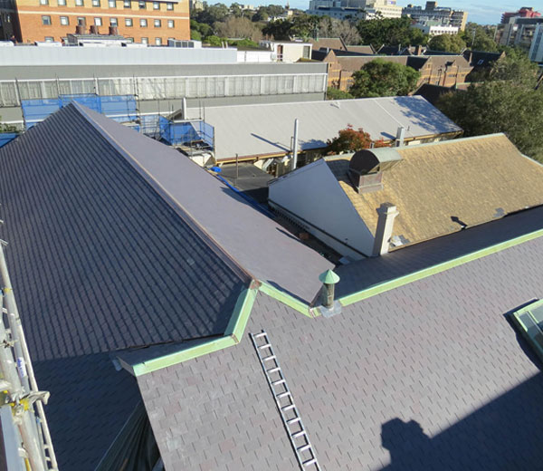 Badham Building Welsh Penryhn Slate Roofing